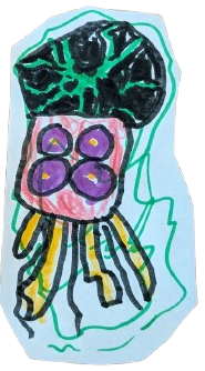 A Crabsquid, a fictional sea creature