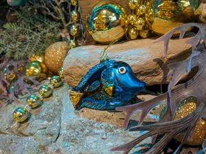 A blue fish.. Dory?