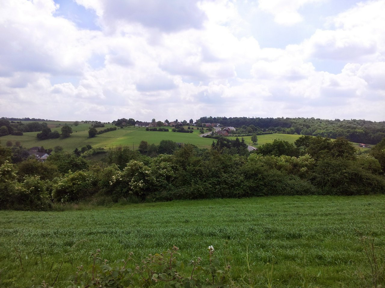 Hills of southern Wallonia, Belgium