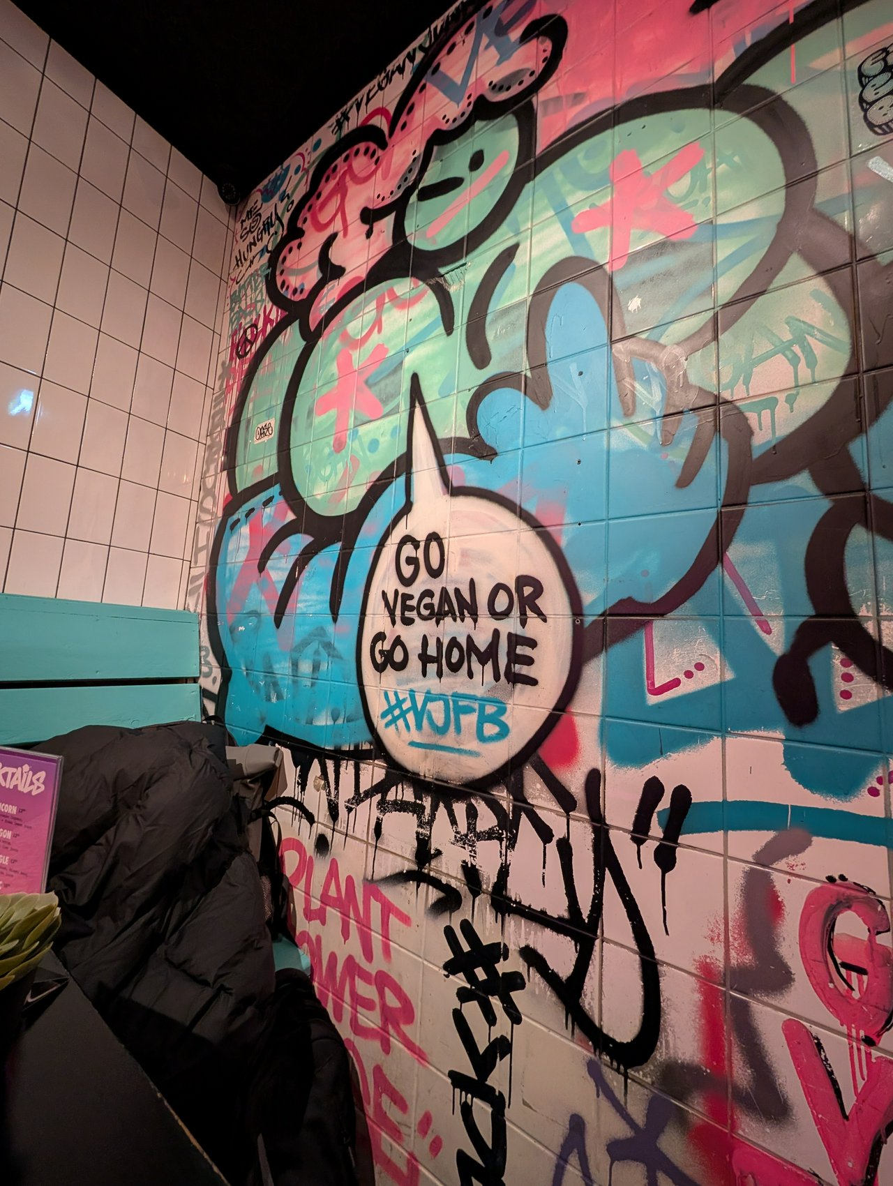 Dinner at Vegan Junk Food Bar. π±