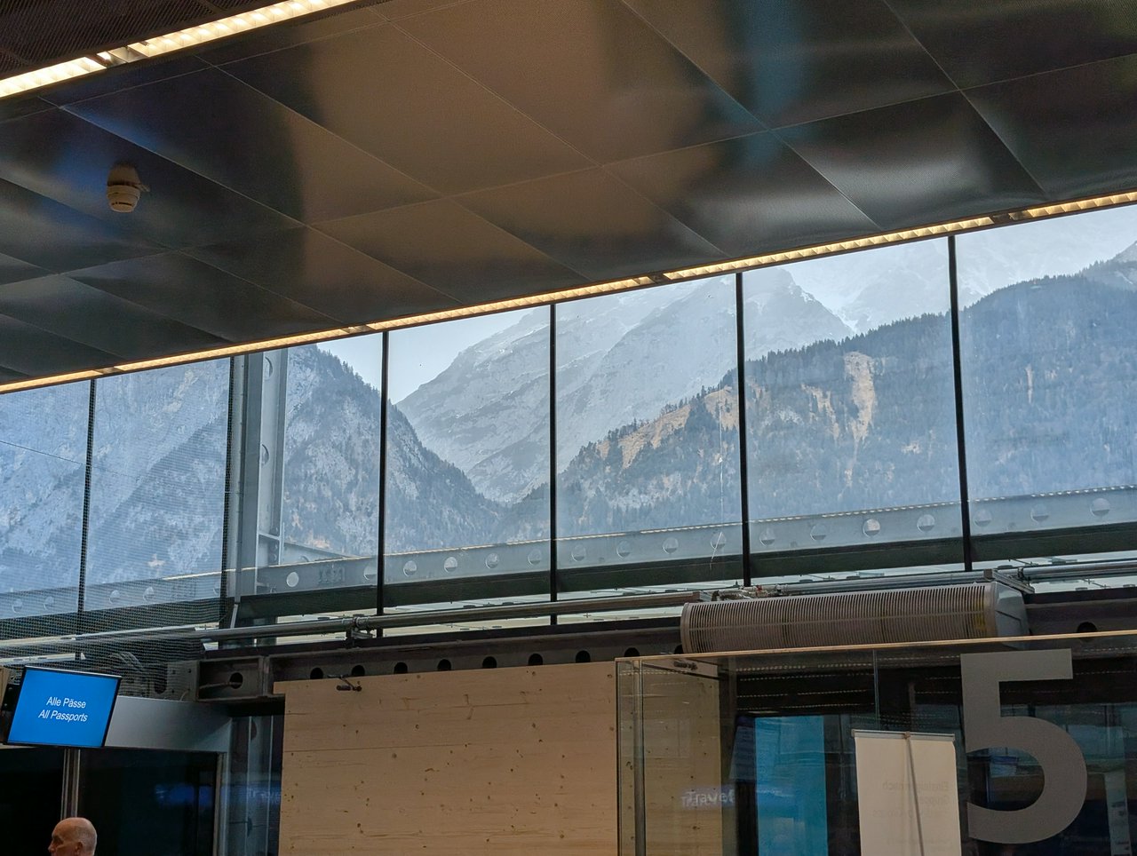 The view of Innsbruck Airport is insane..