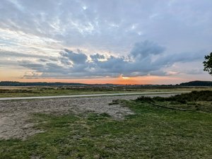 When nature decides to put a cloud-hat on the sunset.