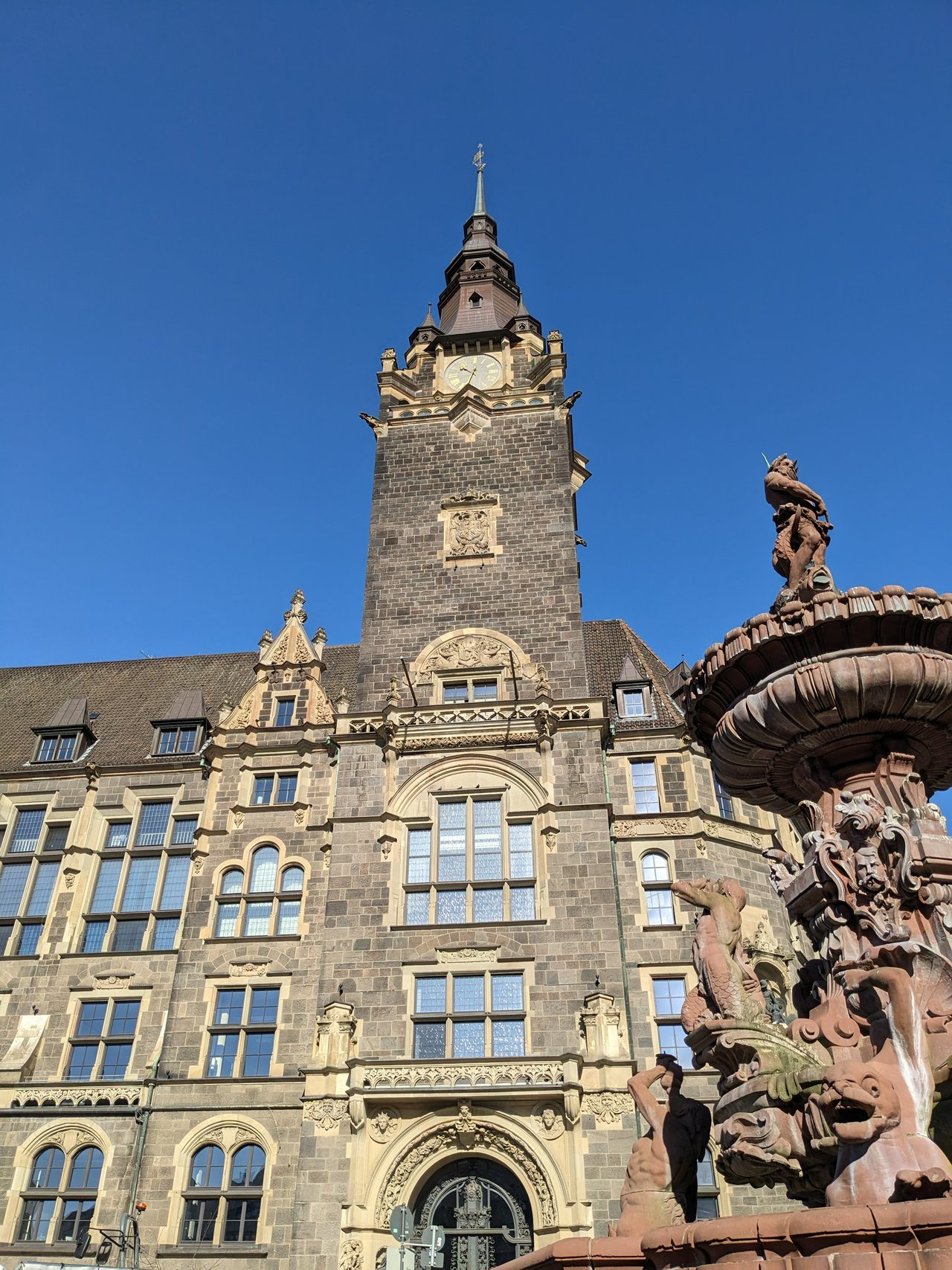 "Elberfelder Rathaus", the municipality building of Wuppertal.