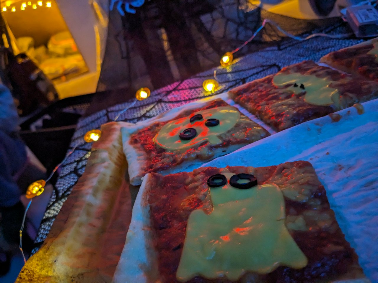 Halloween pizza night!