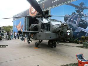 AH-64D Apache from the static show