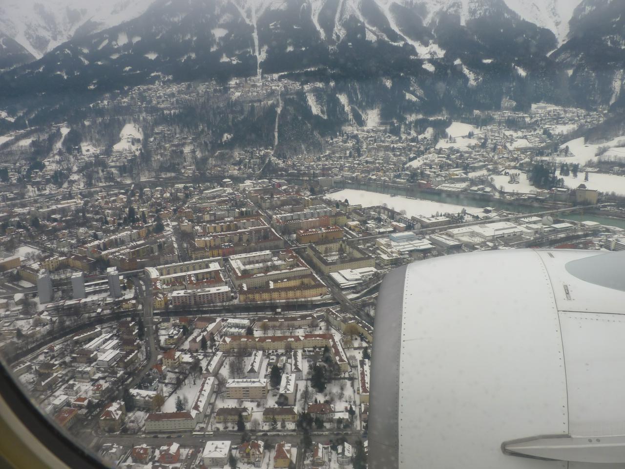 Approaching Innsbruck Airport