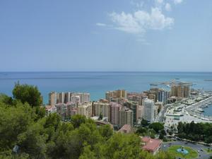 Beautiful shot from Malaga's coast