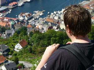 Bergen from the Fløibanen