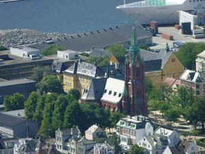 Bergen from the Fløibanen