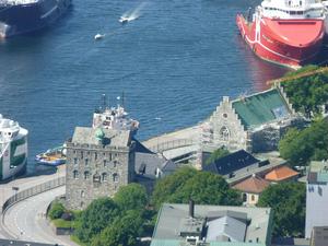 Bergen from the Fløibanen