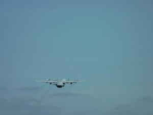 C-130 Hercules taking off