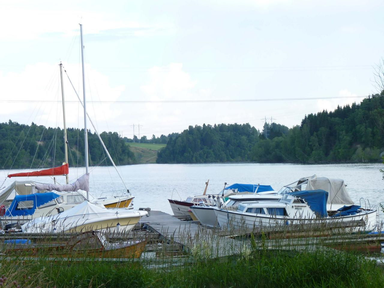 Camping harbour in Langset