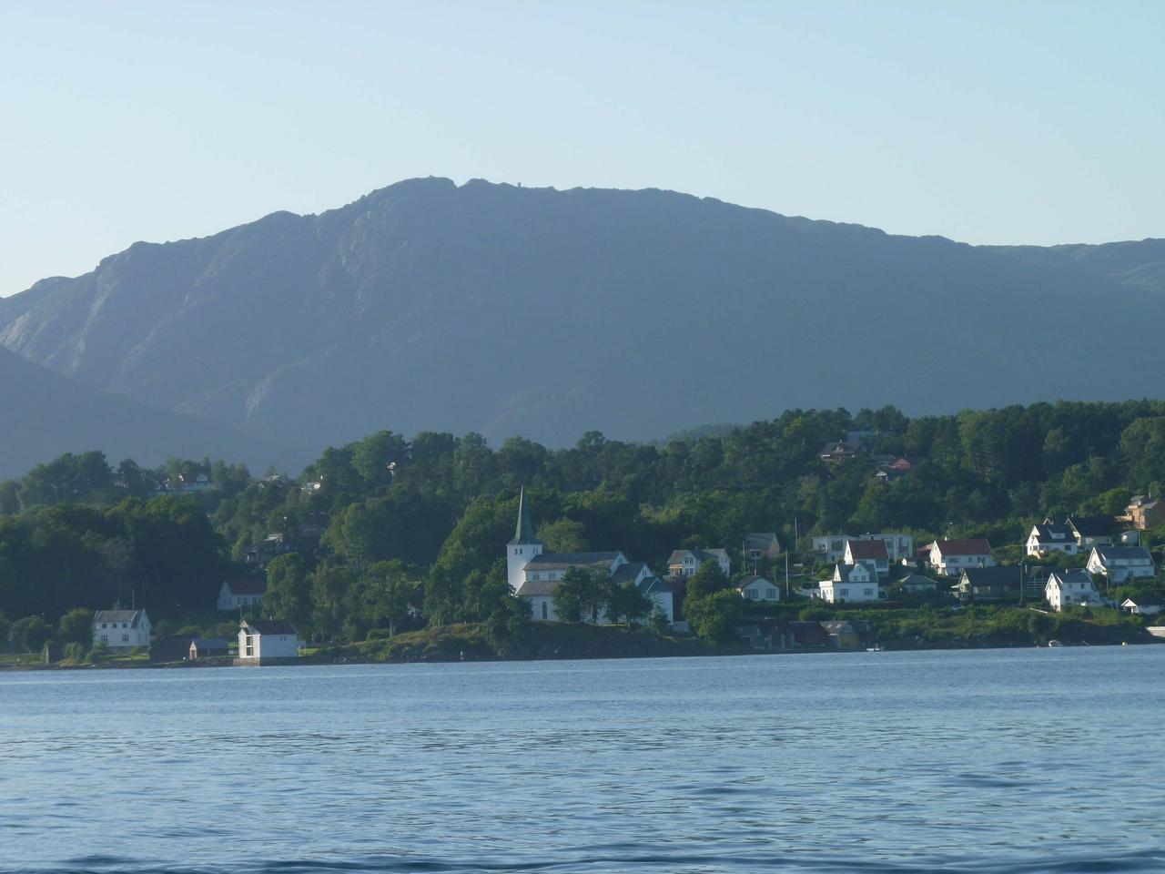 Church seen from Stord