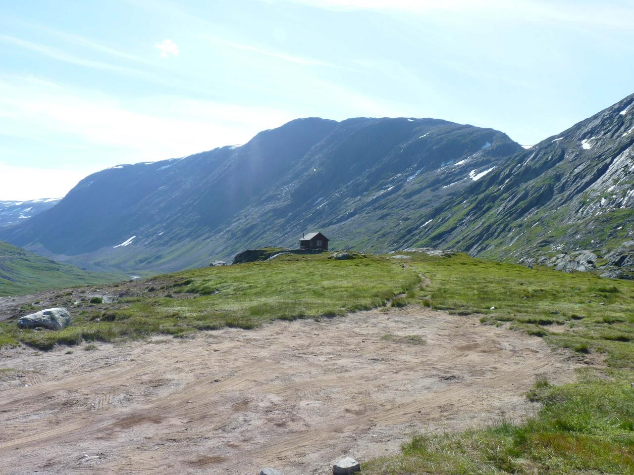 Driving to Geiranger