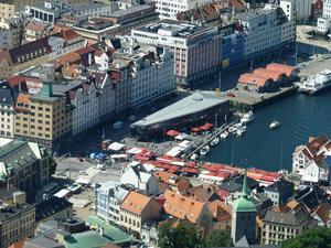 Fish market in Bergen