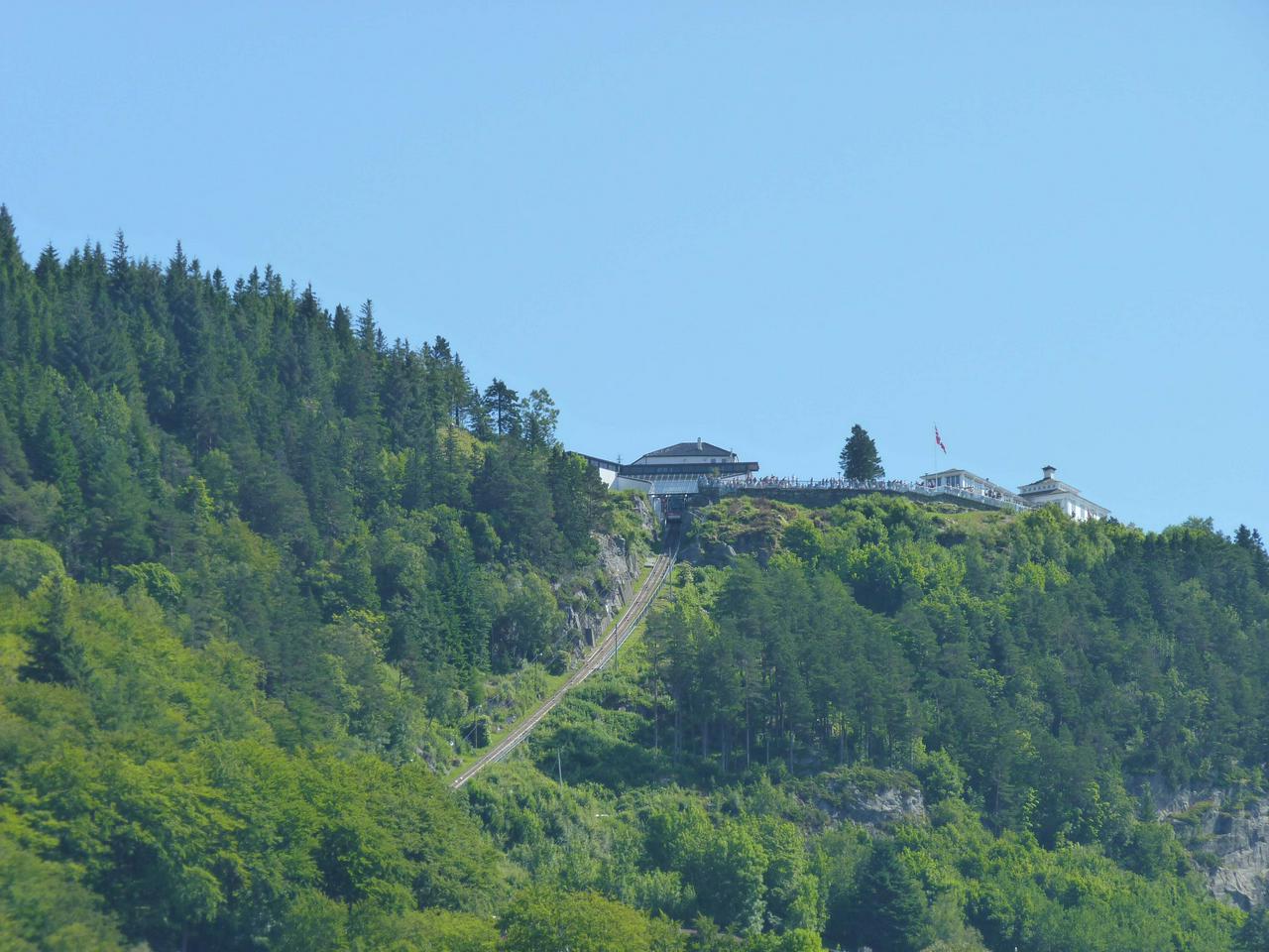 Fløibanen top station