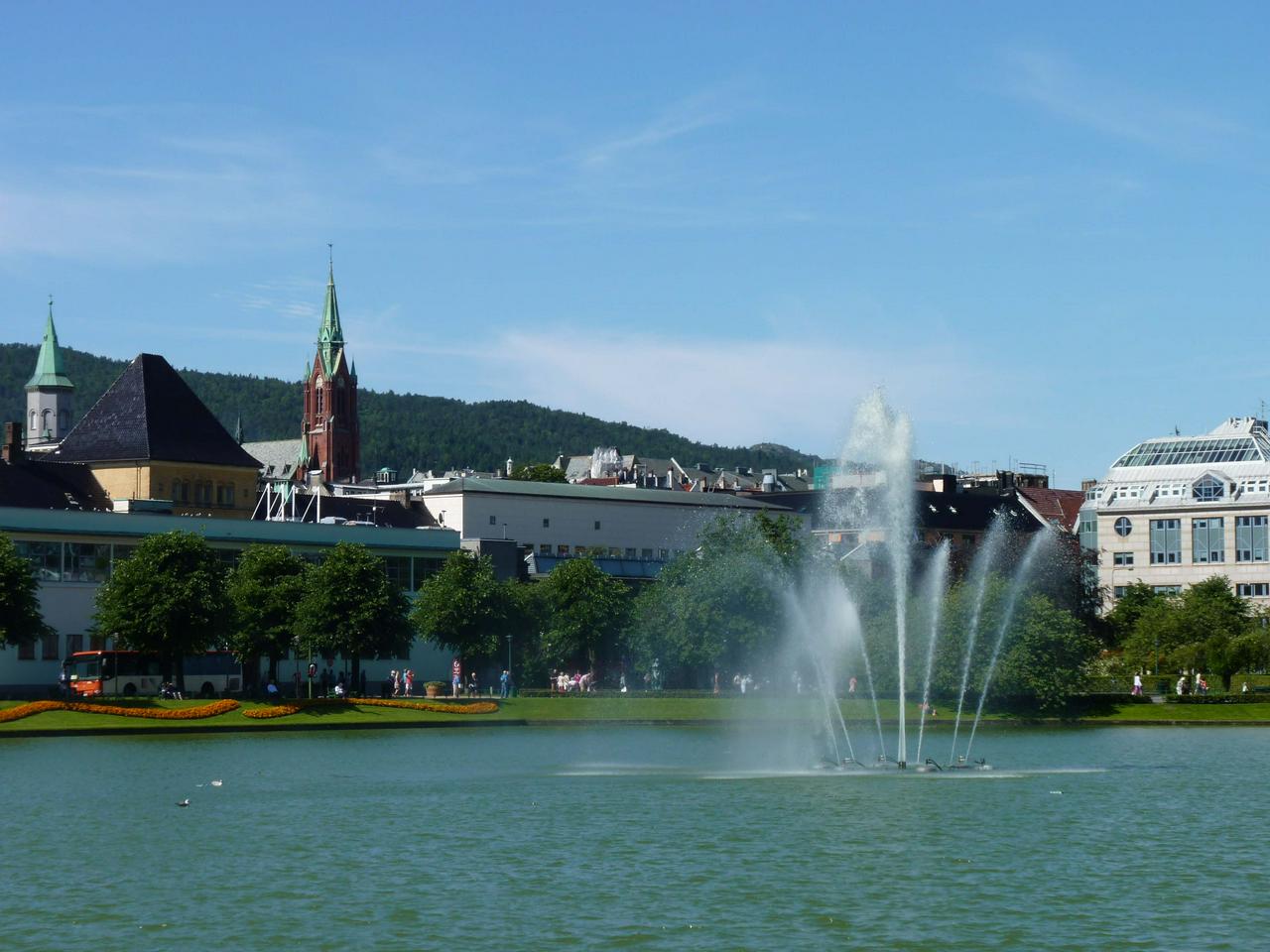 Fountain in Bergen