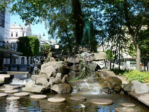 Fountain in Bergen