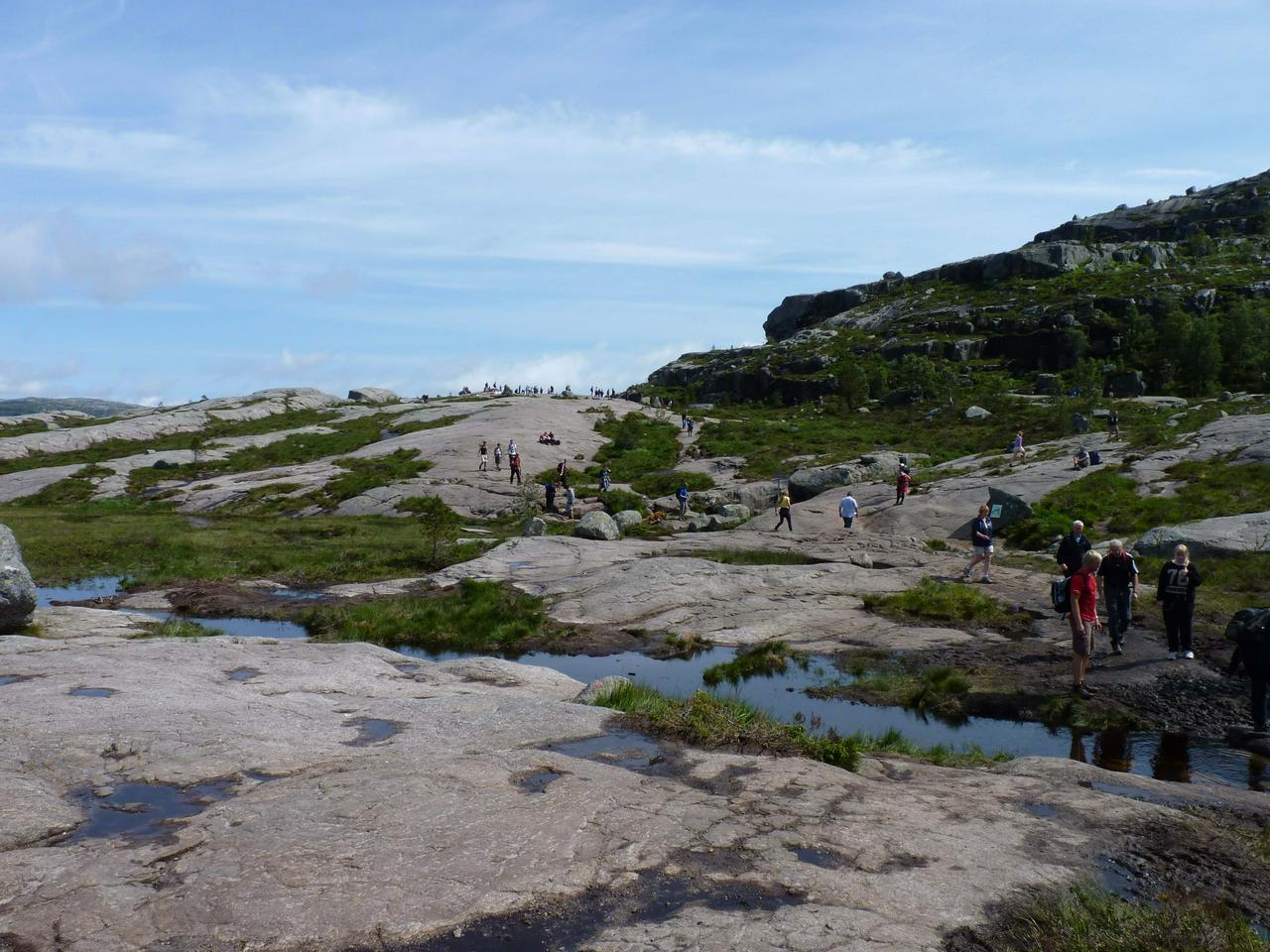 Hiking to Preikestolen