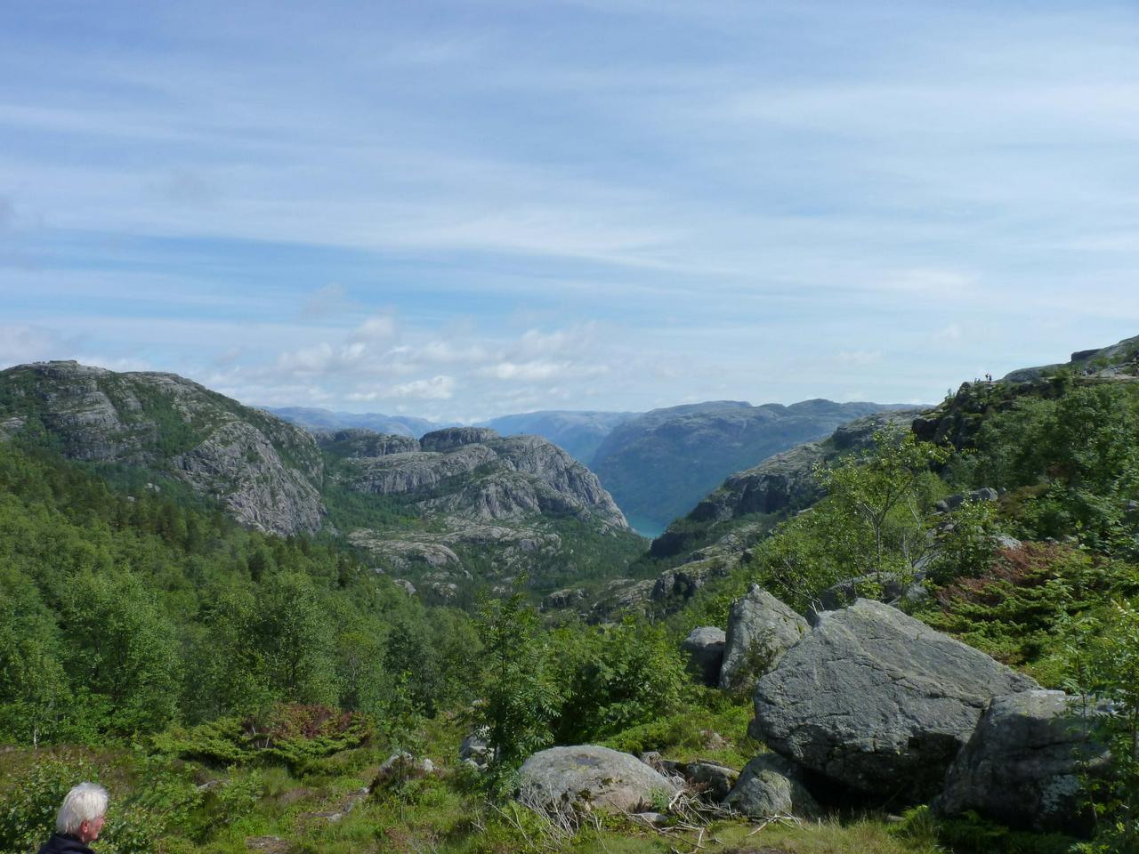 Hiking to Preikestolen