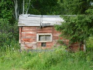 Little shed on the camping