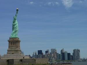 Miss Liberty and Mr New York