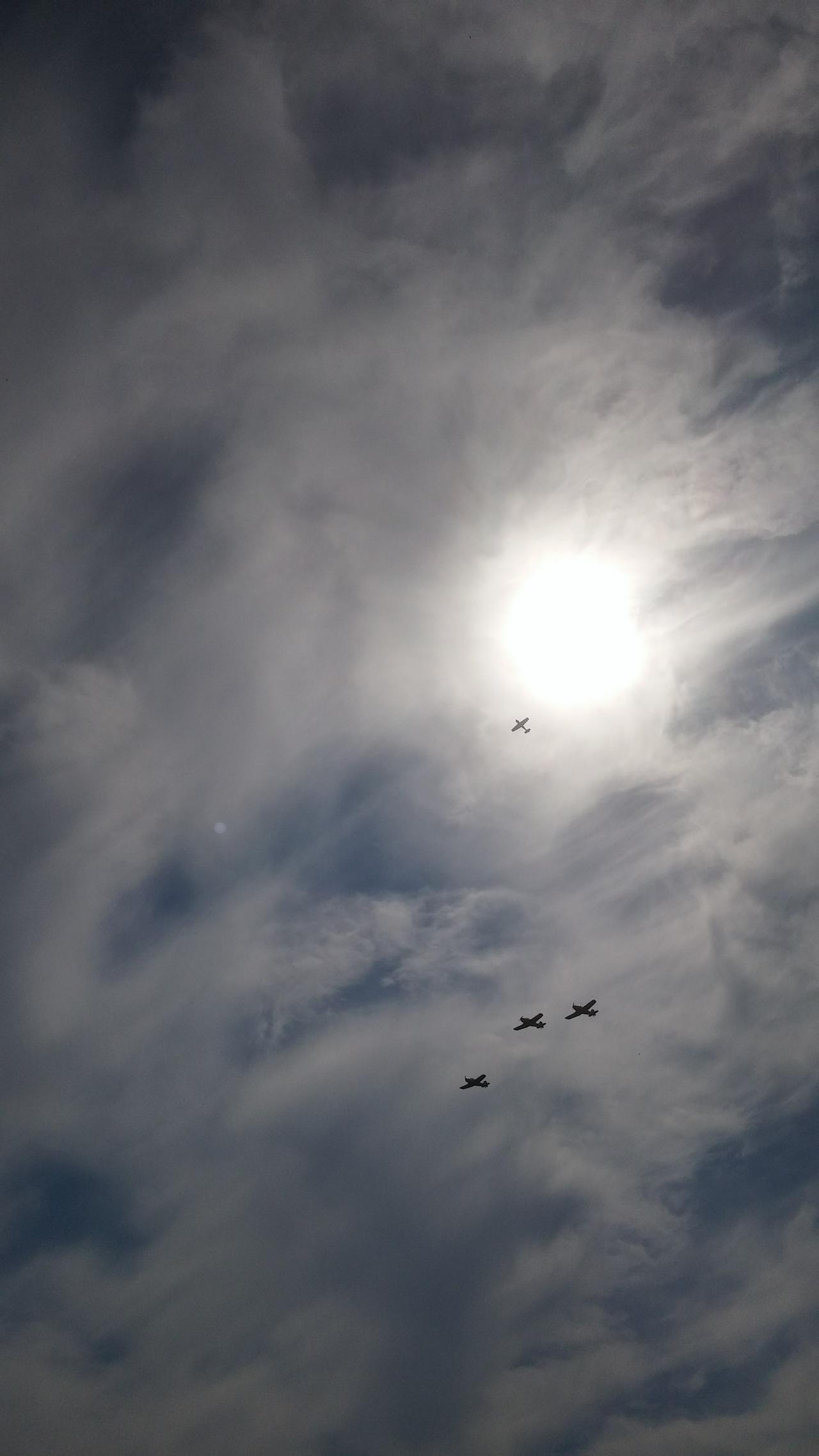 Missing man formation at Wings Of Freedom 2015