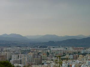 Mountains behind Malaga