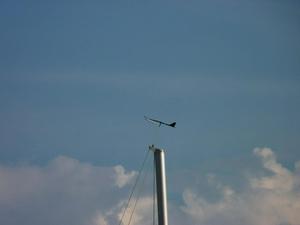 Sailboat weather vane