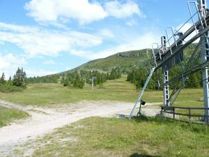 Skei ski center in the summer