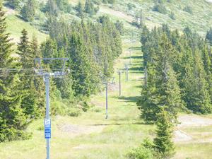 Skei ski center in the summer