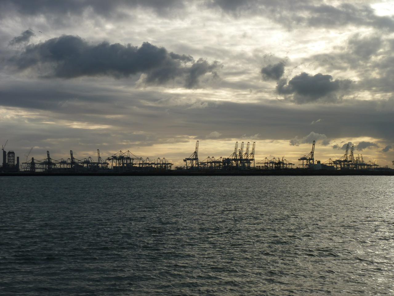 The harbour of Hoek van Holland