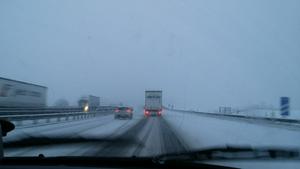 The wintery exit through Germany