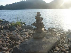 Tiny cairn