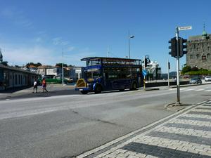 Toursist bus in Bergen