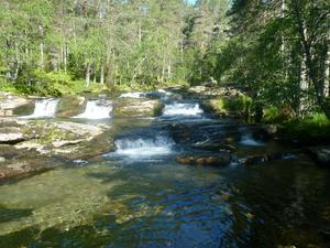 Tvindefossen waterfalls