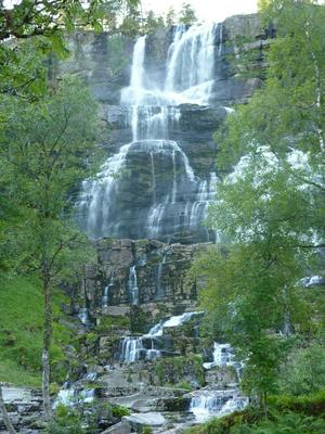 Tvindefossen waterfalls