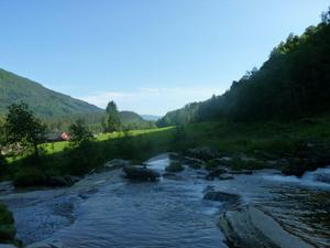 Tvindefossen waterfalls