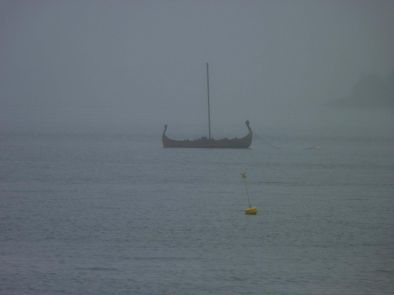 Viking boat near Sverd I Fjell