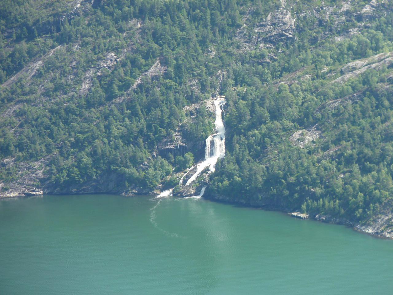 Waterfall at Lysefjord