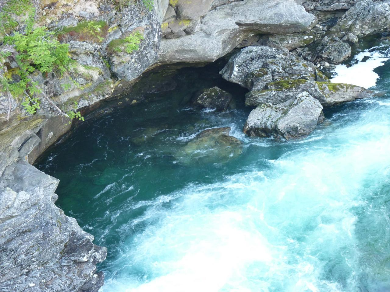 Waterfalls next to the E136