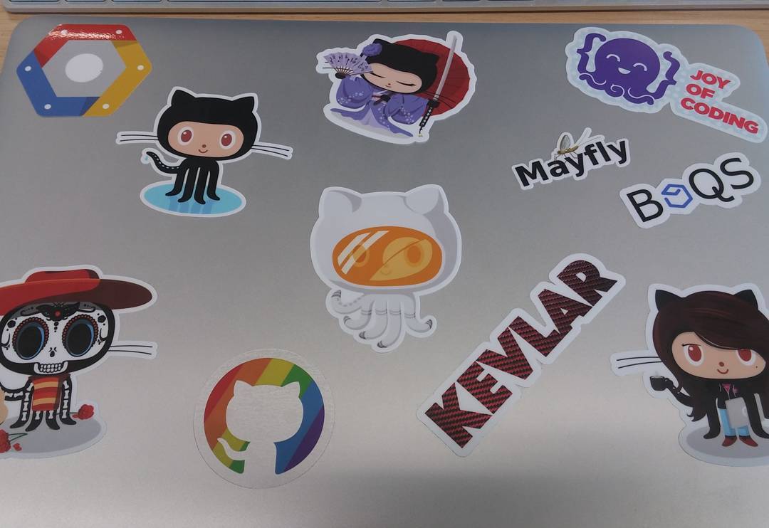 Went all in with my laptop stickers. Desperatly looking for Gopher stickers.